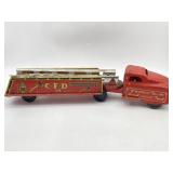 ANTIQUE FIRETRUCK METAL FIRE ENGINE NO. 1143