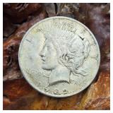 1922 Silver Peace Dollar