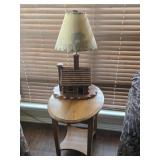 Log Cabin Table Lamp