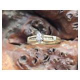 10K Gold & Diamond Ladies