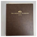 1974 The Medallic Yearbook / 12 Silver Medals