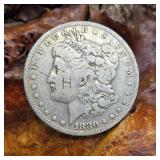 1880 O Morgan Silver Dollar