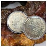 Two1921 Morgan Silver Dollars