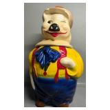 Mid Century McCoy Pottery Winking Pig Cookie Jar