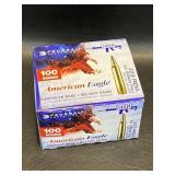 American Eagle 223 Rem Ammunition 1 Box 100 Rds