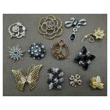 Vintage Art Deco Brooch Pins