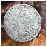 1885 Morgan Silver Dollar