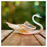 VTG Art Glass Swan