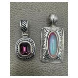 Aurora & Purple Pendants