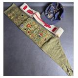 Vintage Boy Scouts of America Merit Badge Sash