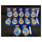 DOZEN NOS KENT CIGARETTES 4-PIECE COASTER SETS