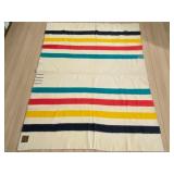 Vintage Trapper 4 Point 100% Wool Stripe Blanket