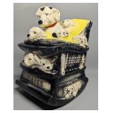 McCoy Cookie Jar Rocking Chair 101 Dalmatians Mid