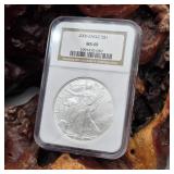 NGC 2006 MS69 Silver Eagle
