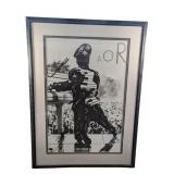 Elton John Performing in Central Park, 28"x38"