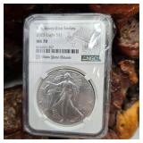 NGC 2023 MS70 Invention Series Silver Eagle