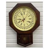 Maranville Calendar Clock, Hexagonal Frame 1861,