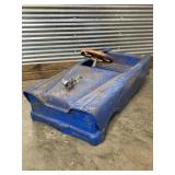 VINTAGE METAL PEDAL CAR BODY
