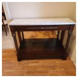 Antique French Empire Style Marble Top Console