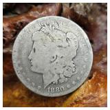 1880 Morgan Silver Dollar