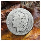 1881 Morgan Silver Dollar