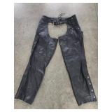 Unik Premium Leather Chaps Motorcycle Leathers