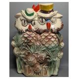 McCoy Owls "When Shadows Fall" Cookie Jar,
