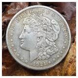 1921 S Morgan Silver Dollar