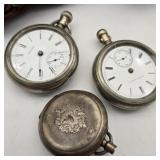 3 Pocketwatches: Woolworth & Waltham