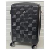 New Hard Side Rolling Suitcase, Branded Indigo
