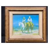 VINTAGE FRAMED 3-D COWBOYS