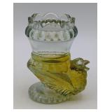 BOYDS GLASS BIRD TOOTH PICK HOLDER