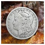 1901 Morgan Silver Dollar