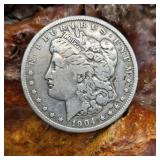 1904 Morgan Silver Dollar