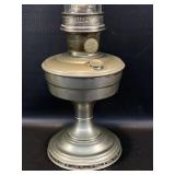 Vintage Aladdin Nickel Plated Oil Lamp #12 Burner