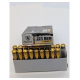 20 MONARCH ROUNDS .223 REM 55 GR FMJ AMMUNITION