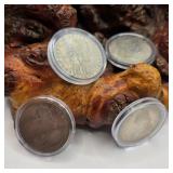 Four Commemorative Presidential Tokens