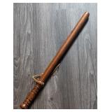 VTG. WOOD POLICE BILLY CLUB BATON NIGHT STICK 25"