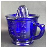 Modern 16 Ounce Cobalt Blue Pitcher w/ Juicer