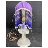 ART DECO FROSTED GLASS DANCERS LAMP