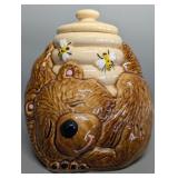 Vintage McCoy Pottery Sleeping Bear with Beehive