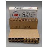 30 ROUNDS 5.56MM 55 GR BALL AMMUNITION
