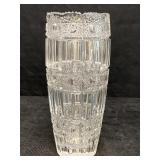 CRYSTAL VASE 9 3/4 IN. TALL