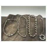 Sterling Silver Bracelets 32.32g  & RSE Costume
