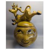 Vintage Dorrane Cow Jump Over The Moon Cookie Jar
