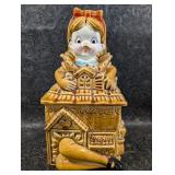 Vintage Alice In Wonderland Cookie Jar