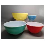 Pyrex Primary Colors Nesting Mixing Bowls