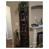 Modern Wooden Corner Shelf Unit