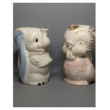 Vintage 1940s American Bisque Chicken Chick