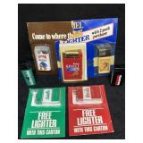 VINTAGE ADVERTISING LIGHTERS MOST NOS